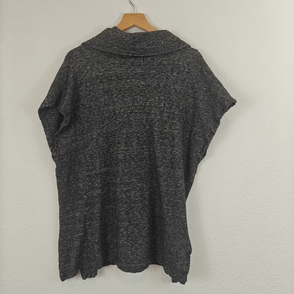 Bryn Walker Wool Blend Draped Cowl Neck Cap Sleeve Poncho Size Small Women's - Picture 11 of 15